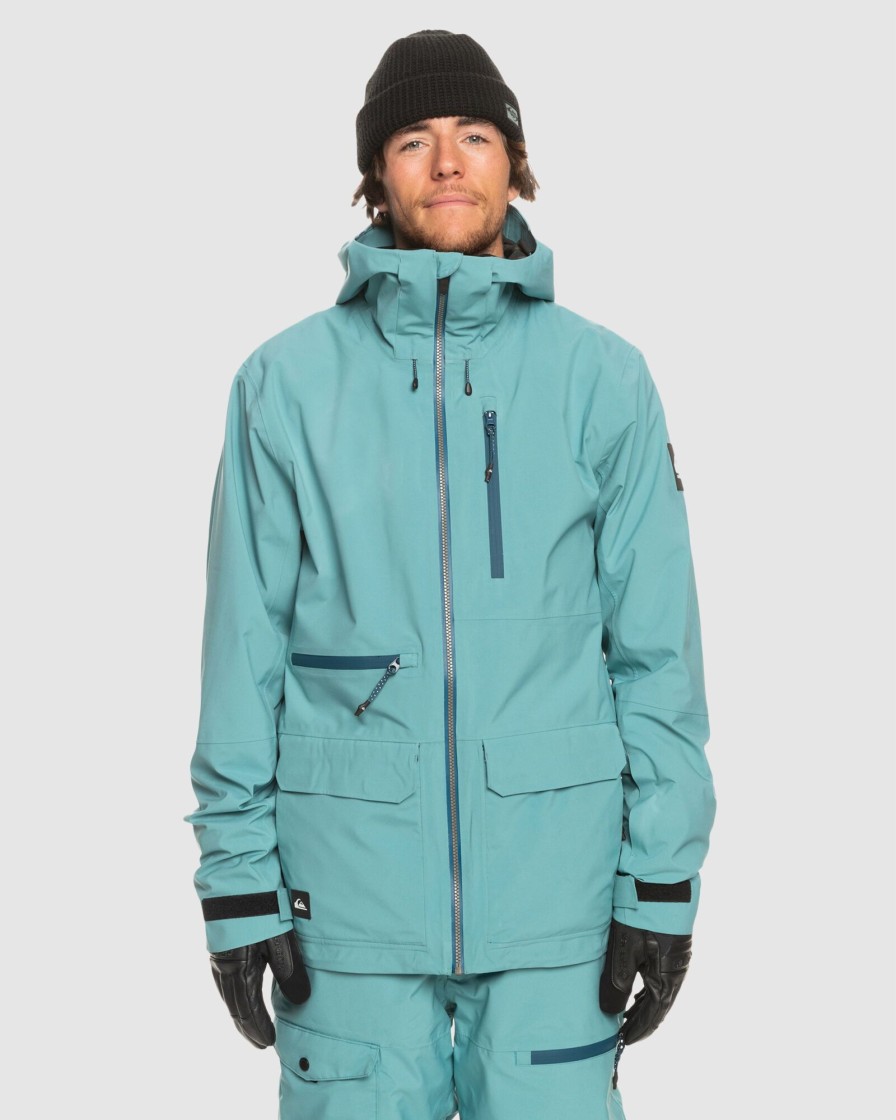 Men QUIKSILVER Jackets | Mens Sammy Carlson Stretch Quest Technical Snow Jacket