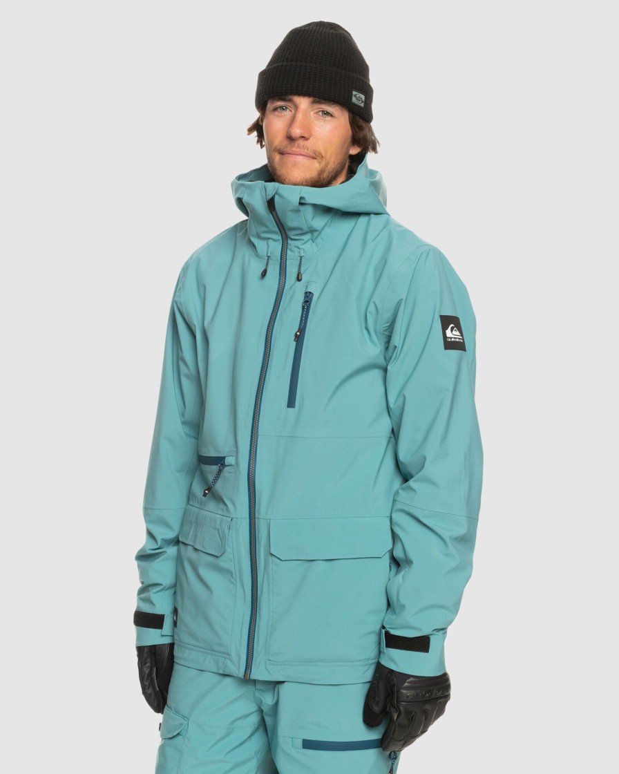 Men QUIKSILVER Jackets | Mens Sammy Carlson Stretch Quest Technical Snow Jacket