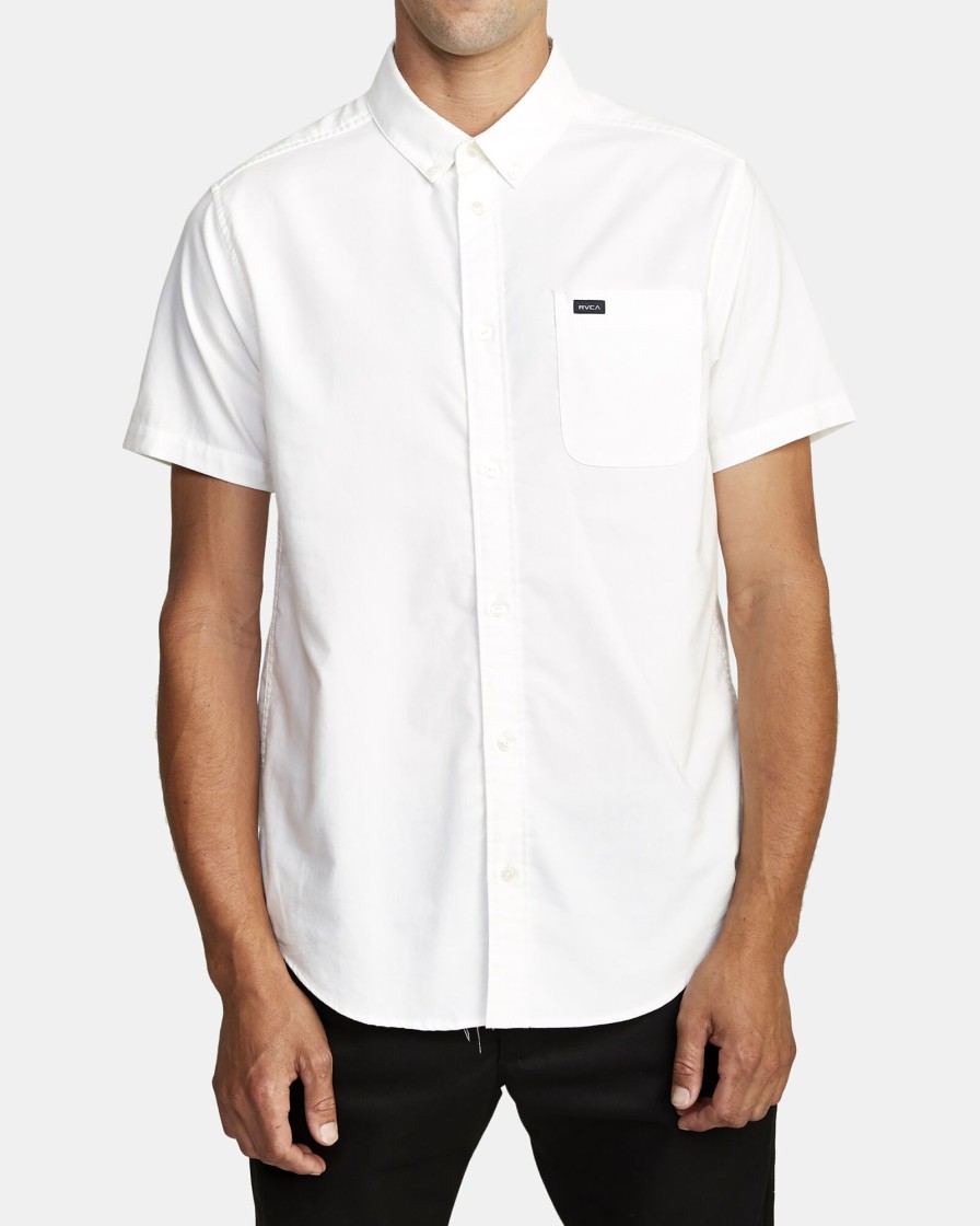 Men RVCA Shirts | Thatll Do Stretch Short Sleeve Shirt