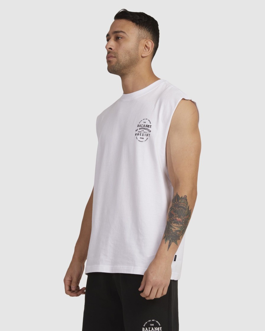 Men RVCA Singlets & Tanks | Coexist Muscle