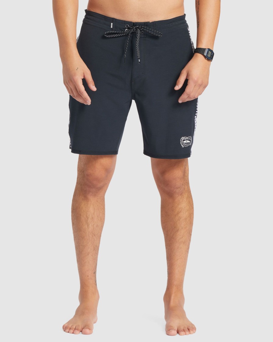 Men QUIKSILVER Boardshorts | Mens Taped Beachshort 18" Beachshorts