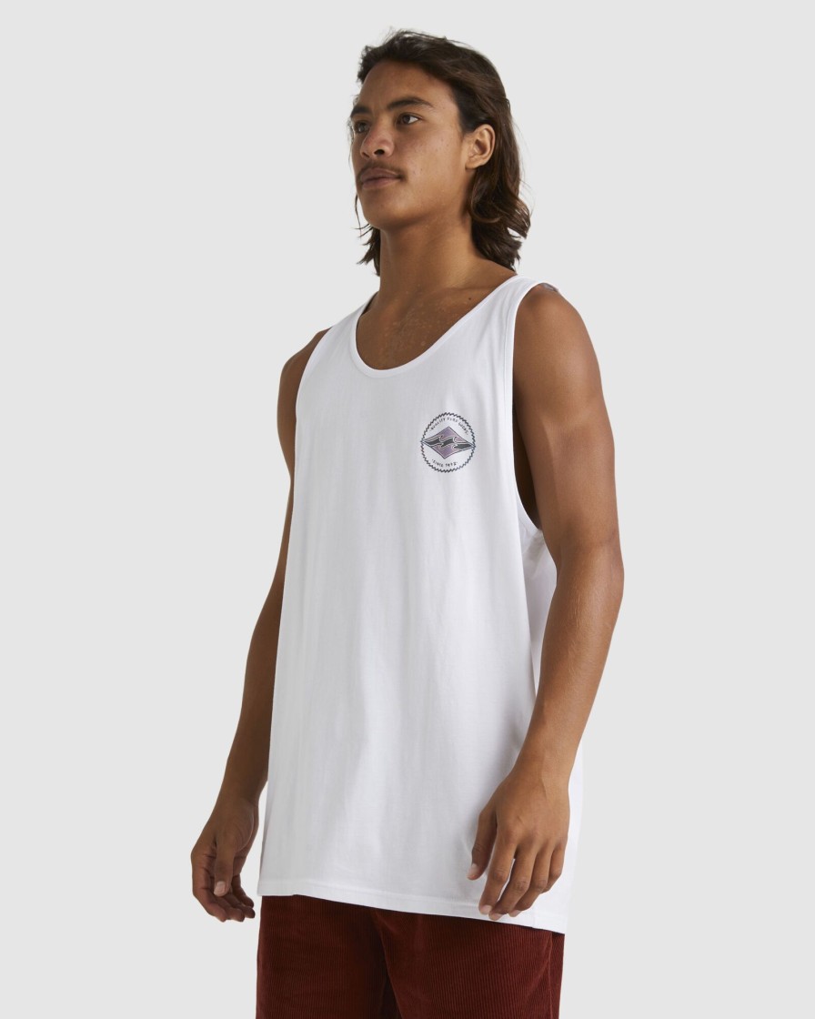 Men BILLABONG Singlets & Tanks | Rotar Diamond Tank Top