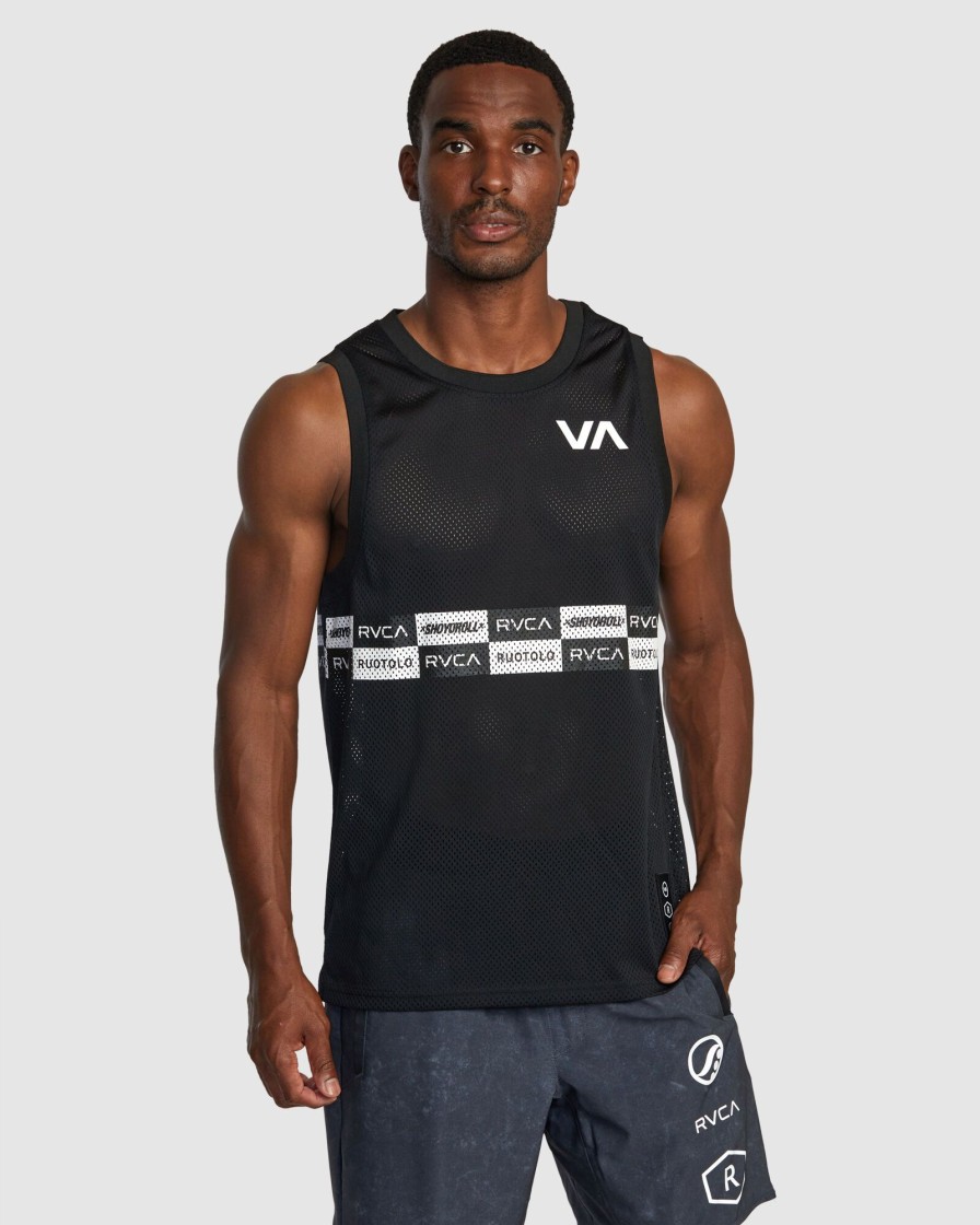 Men RVCA Singlets & Tanks | Ruotolo Basketball Jersey