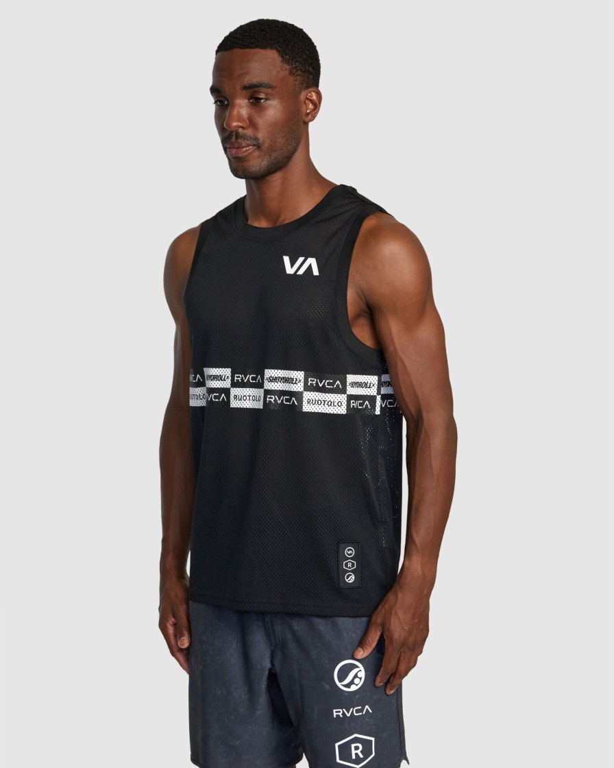 Men RVCA Singlets & Tanks | Ruotolo Basketball Jersey