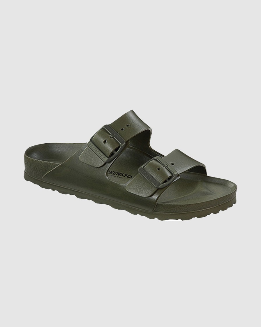 Women BIRKENSTOCK Slides | Arizona Khaki Eva Regular