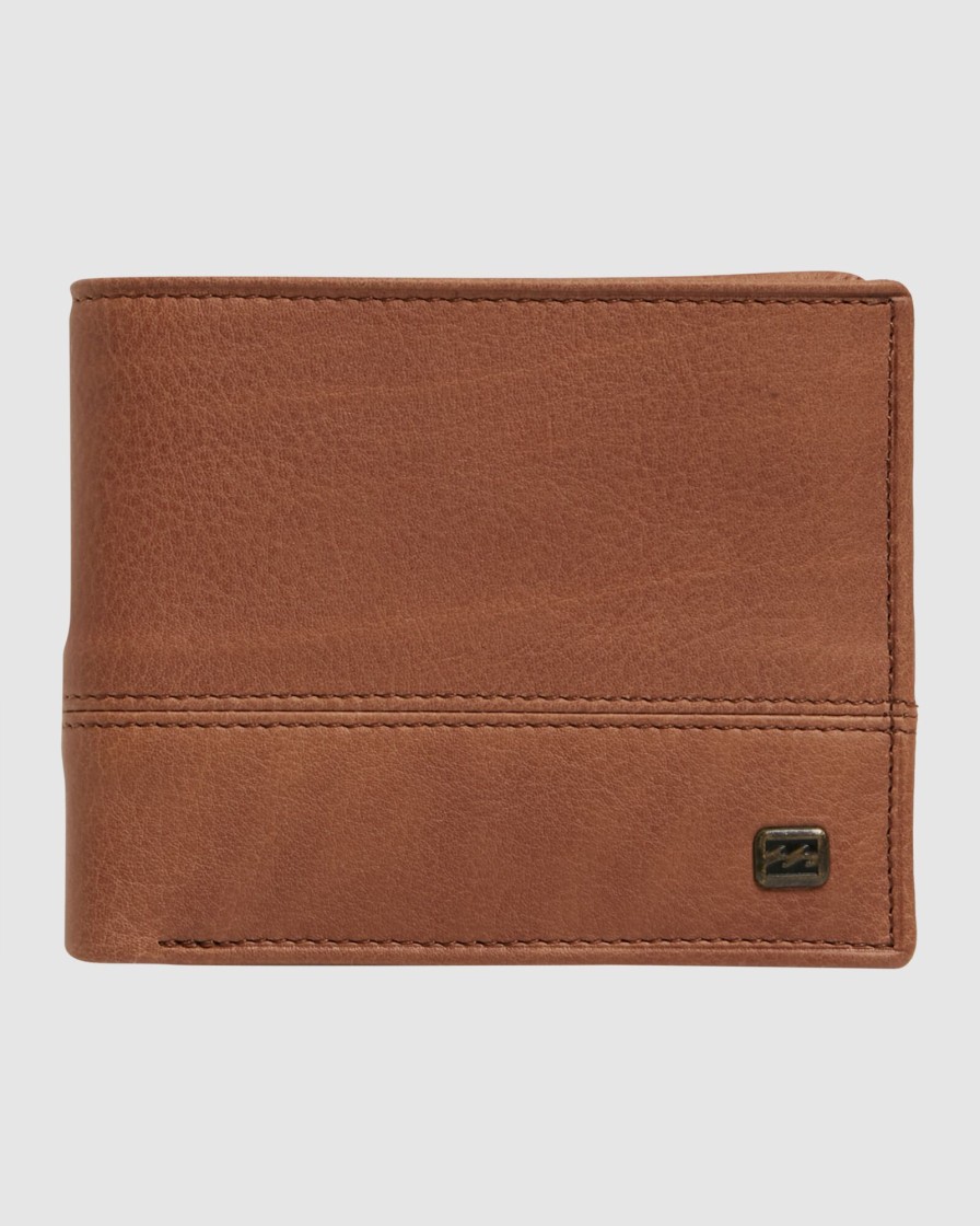 Men BILLABONG Wallets | Dimension 2 In 1 Leather Wallet