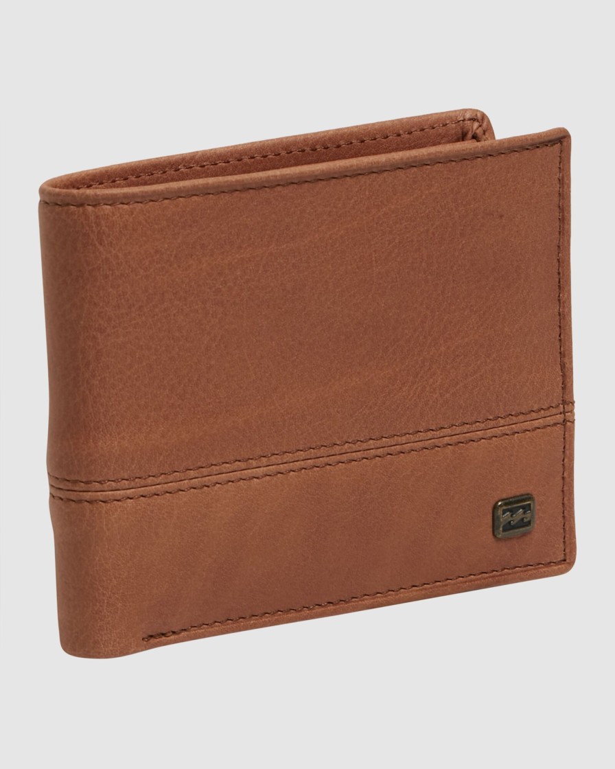 Men BILLABONG Wallets | Dimension 2 In 1 Leather Wallet