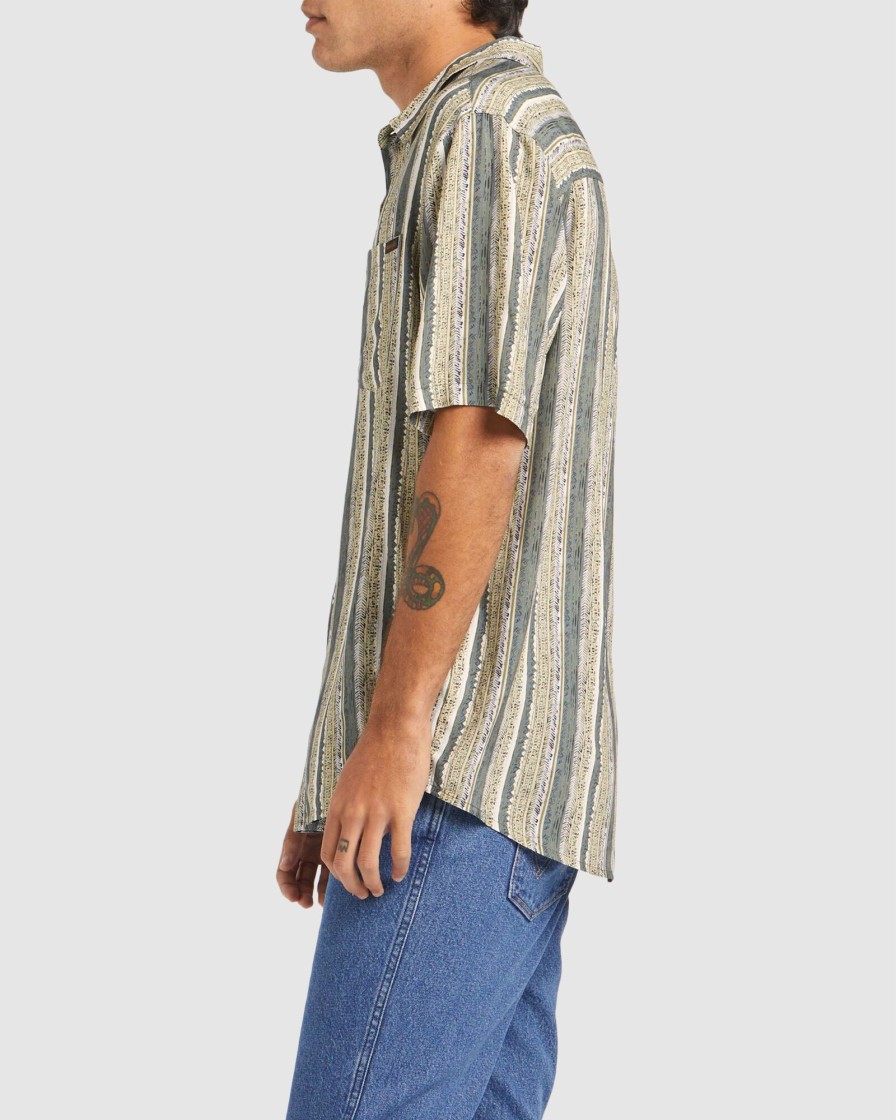 Men WRANGLER Shirts | Garageland Shirt Fern Stripe