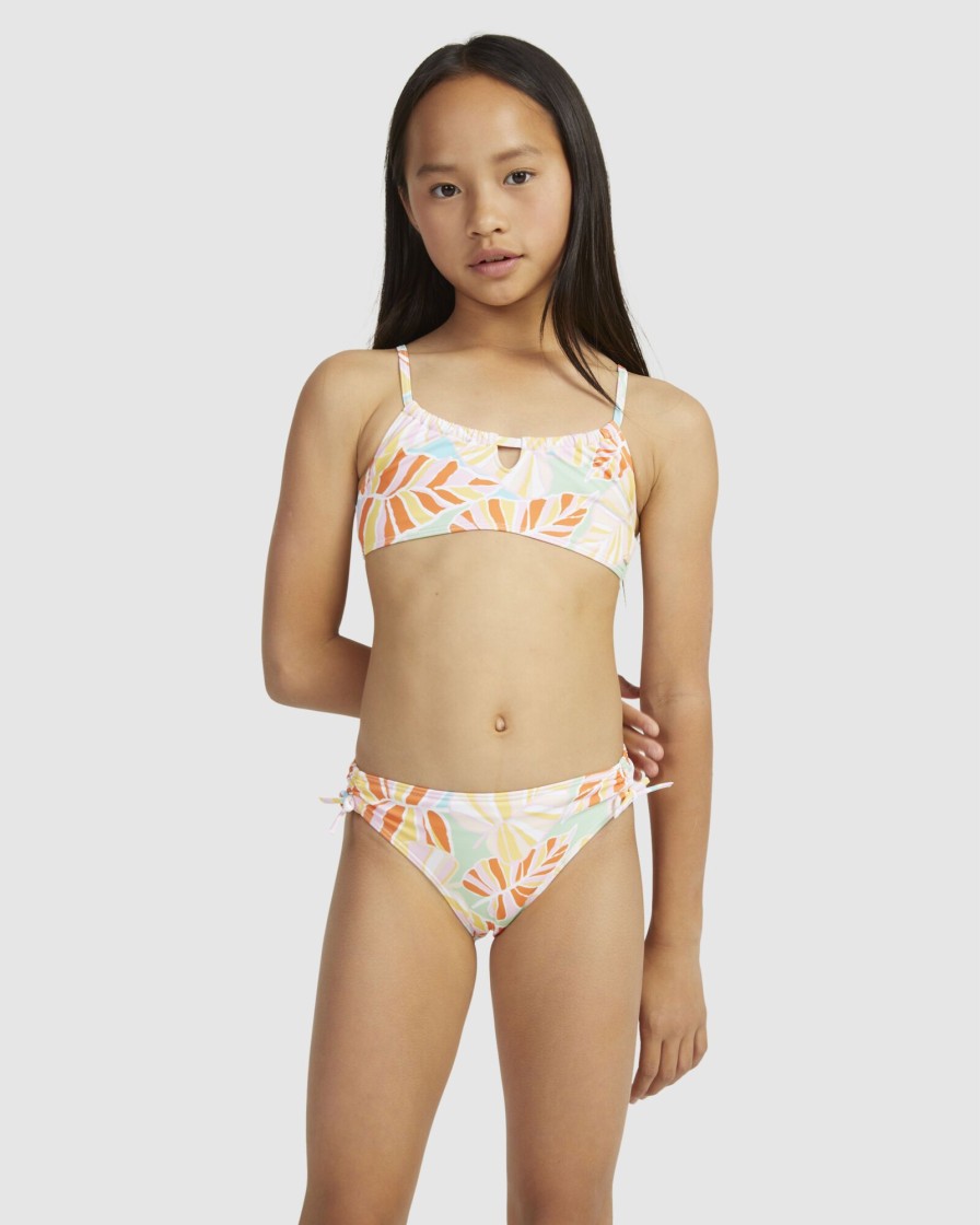 Youth ROXY Clothing | Girls 6-16 Jungle Mirage Bralette Two-Piece Bikini Set