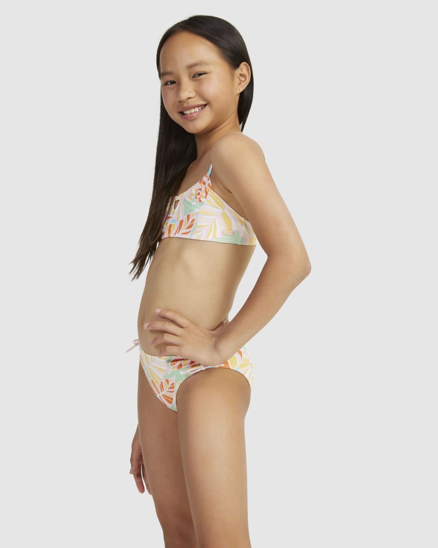 Youth ROXY Clothing | Girls 6-16 Jungle Mirage Bralette Two-Piece Bikini Set