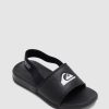 Youth QUIKSILVER Footwear | Boys 8-16 Bright Coast Strap Sliders For Boys