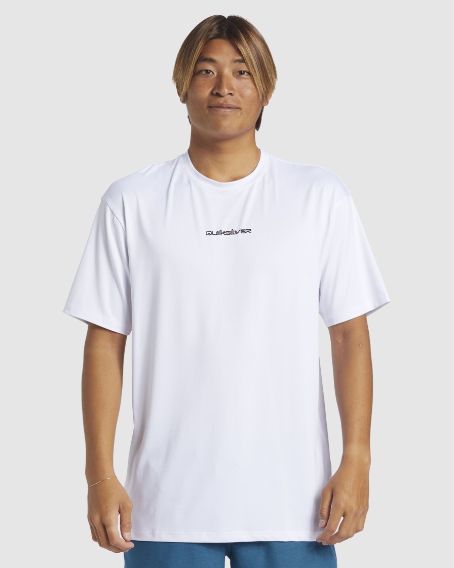 Men QUIKSILVER Rashvests | Mens Mix Session Short Sleeve Surf T-Shirt