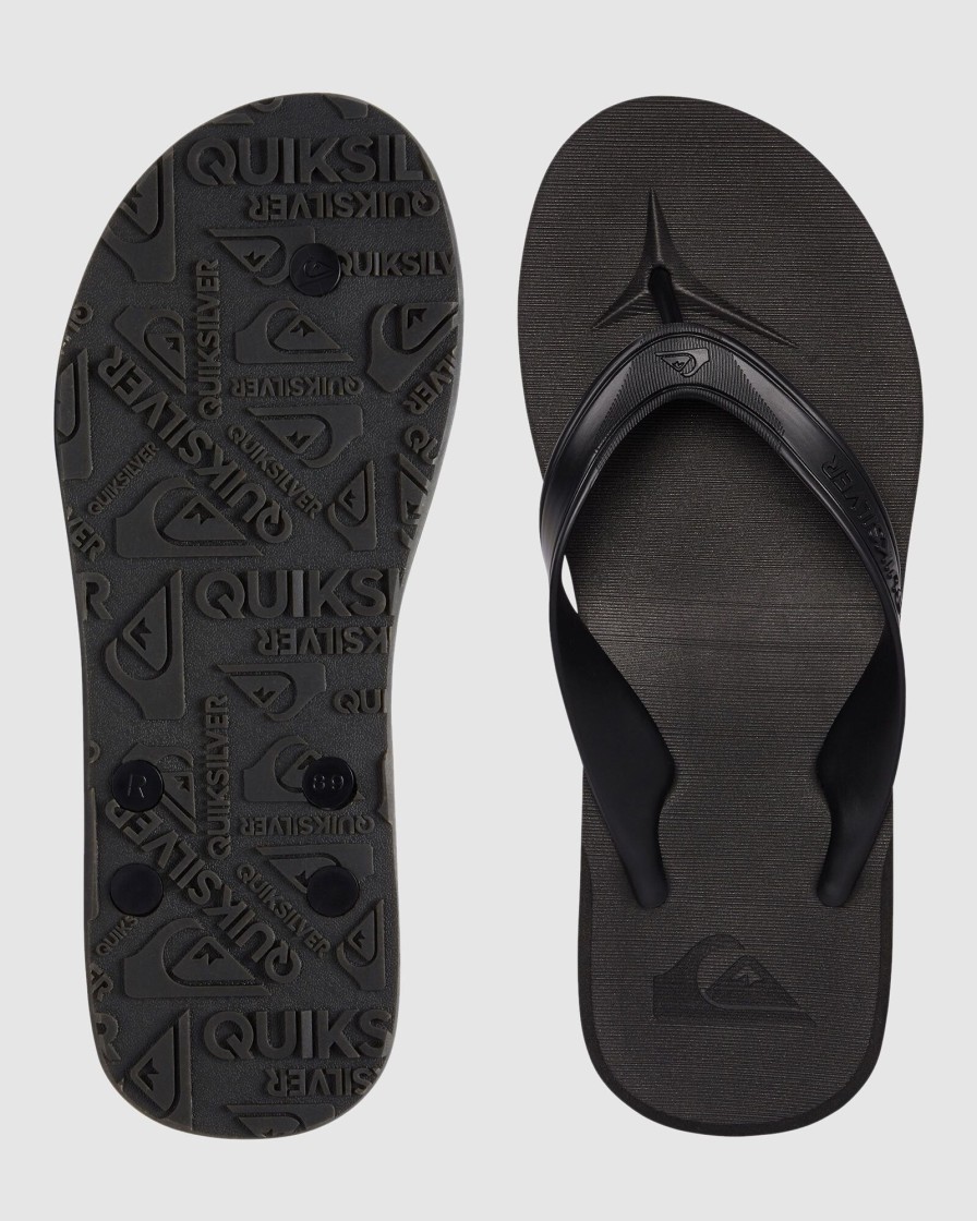 Men QUIKSILVER Thongs | Mens Carver Deluxe Sandals