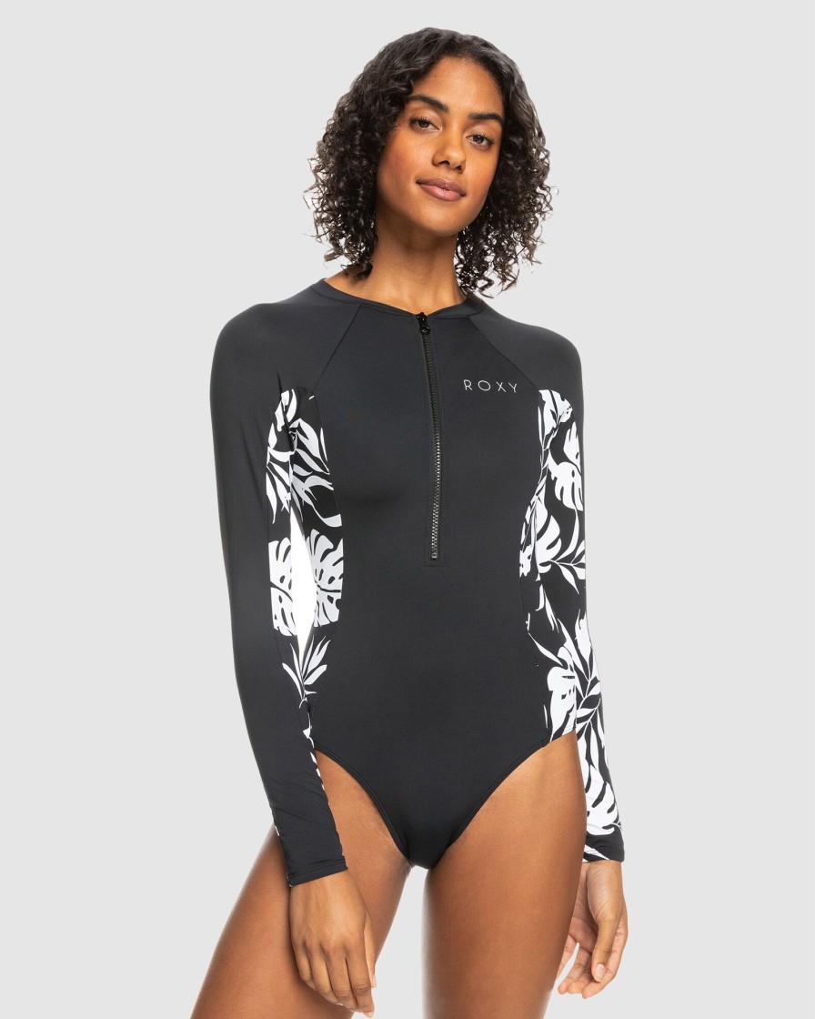 Women ROXY Rashvests | Womens Onesie Long Sleeve One-Piece Swimsuit