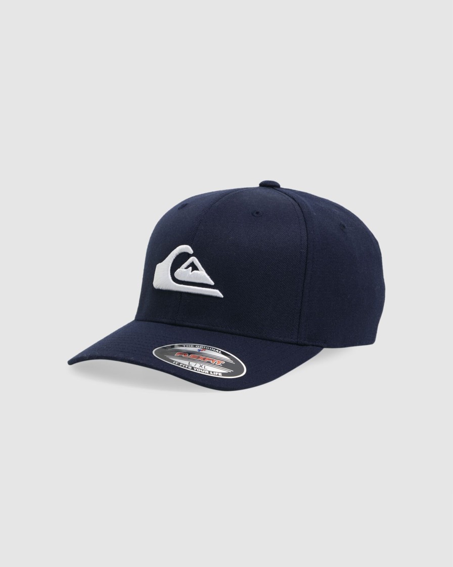 Men QUIKSILVER Headwear | Mens Mountain And Wave Flexfit Cap