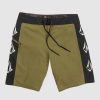 Men VOLCOM Boardshorts | Stone True To This Ss Tee - Sun Yel