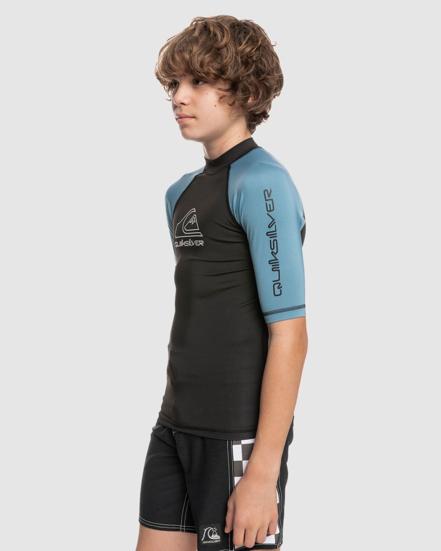 Youth QUIKSILVER Clothing | Boys 8-16 On Tour Short Sleeve Rash Vest