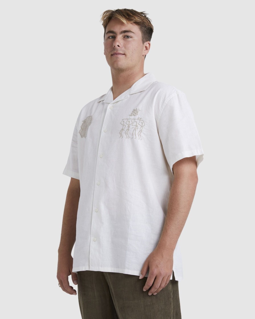 Men BILLABONG Shirts | Pilpeled Tribe Hemp Vacay Shirt