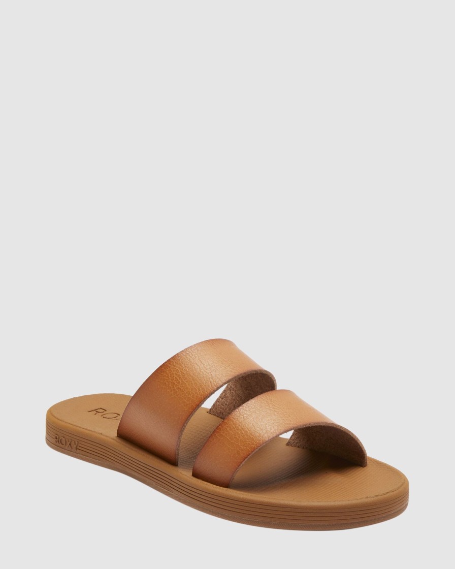 Women ROXY Slides | Womens Coastal Cool Sandals