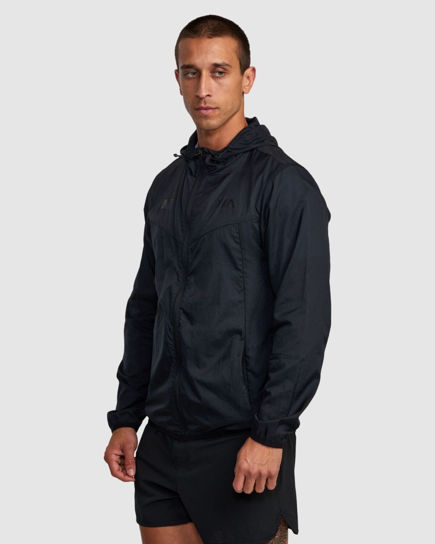 Men RVCA Jackets | Rvca Runner Lightweight Training Jacket