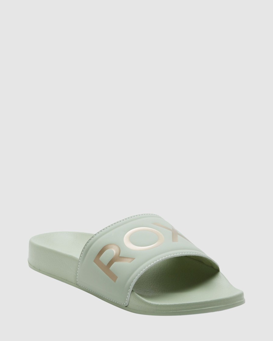 Women ROXY Slides | Womens Slippy Slider Sandals