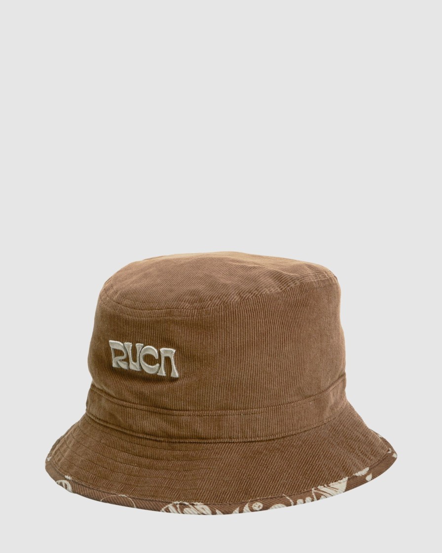 Men RVCA Headwear | Rvca Healing Revo Bucket Hat