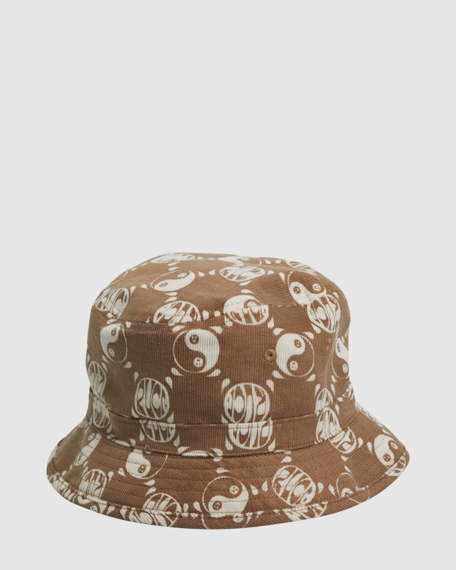 Men RVCA Headwear | Rvca Healing Revo Bucket Hat