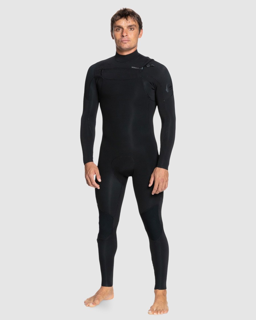 Men QUIKSILVER Wetsuits | Mens 3/2Mm Everyday Sessions Chest Zip Wetsuit