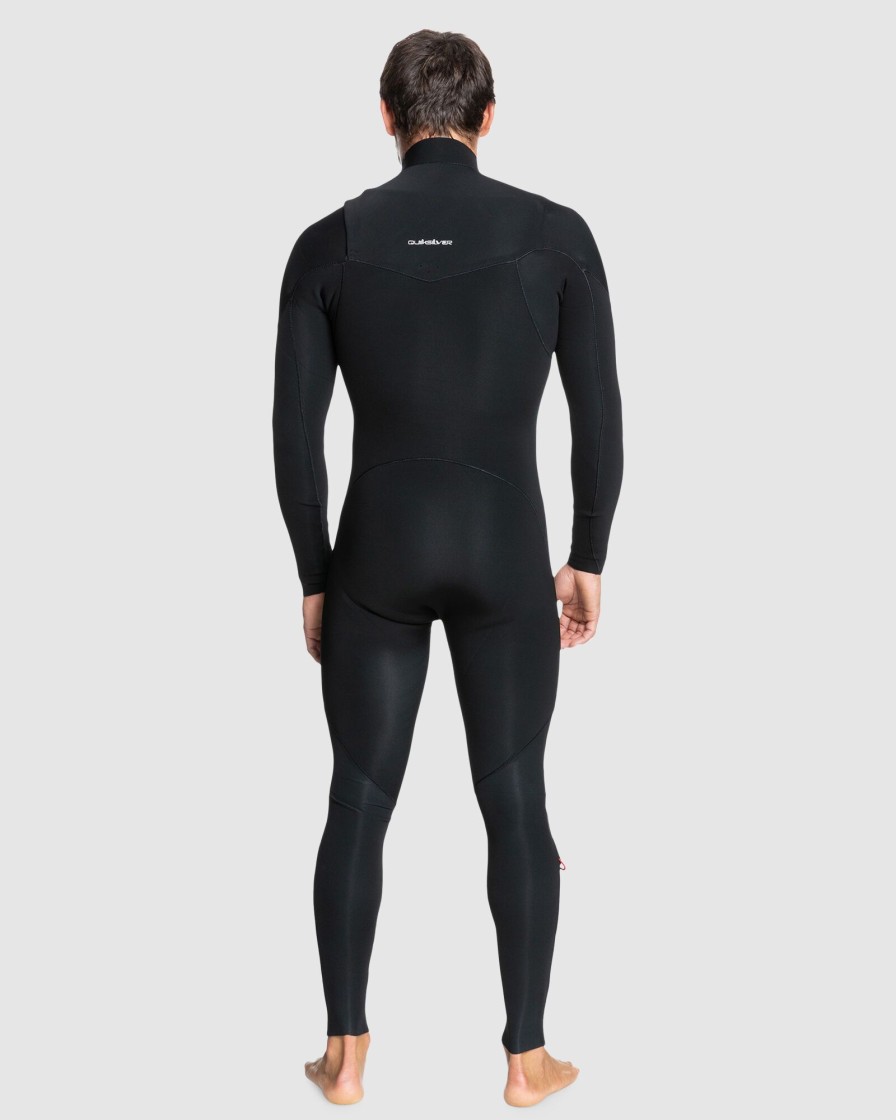 Men QUIKSILVER Wetsuits | Mens 3/2Mm Everyday Sessions Chest Zip Wetsuit