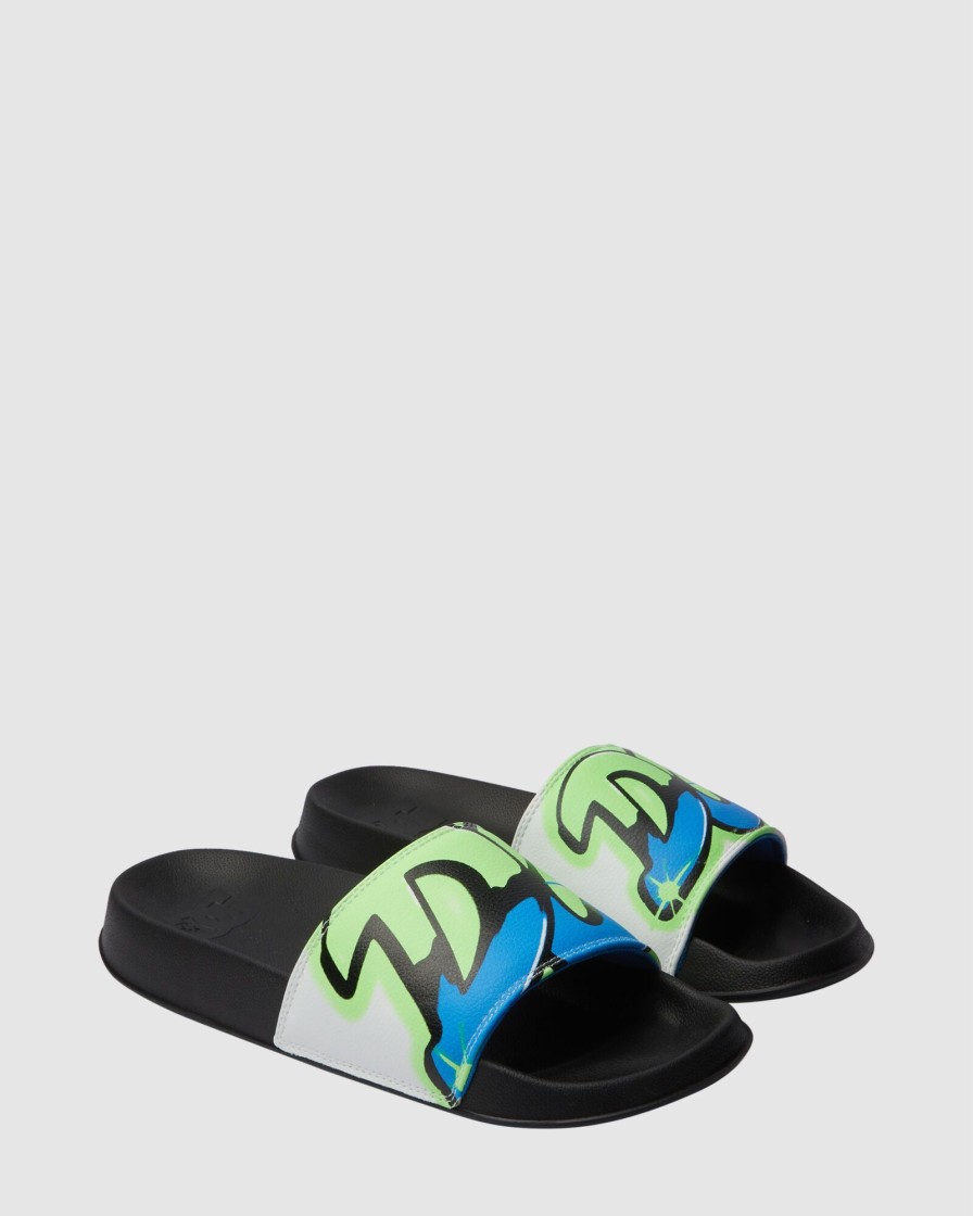 Men DC SHOES Slides | Men'S Dc Slides