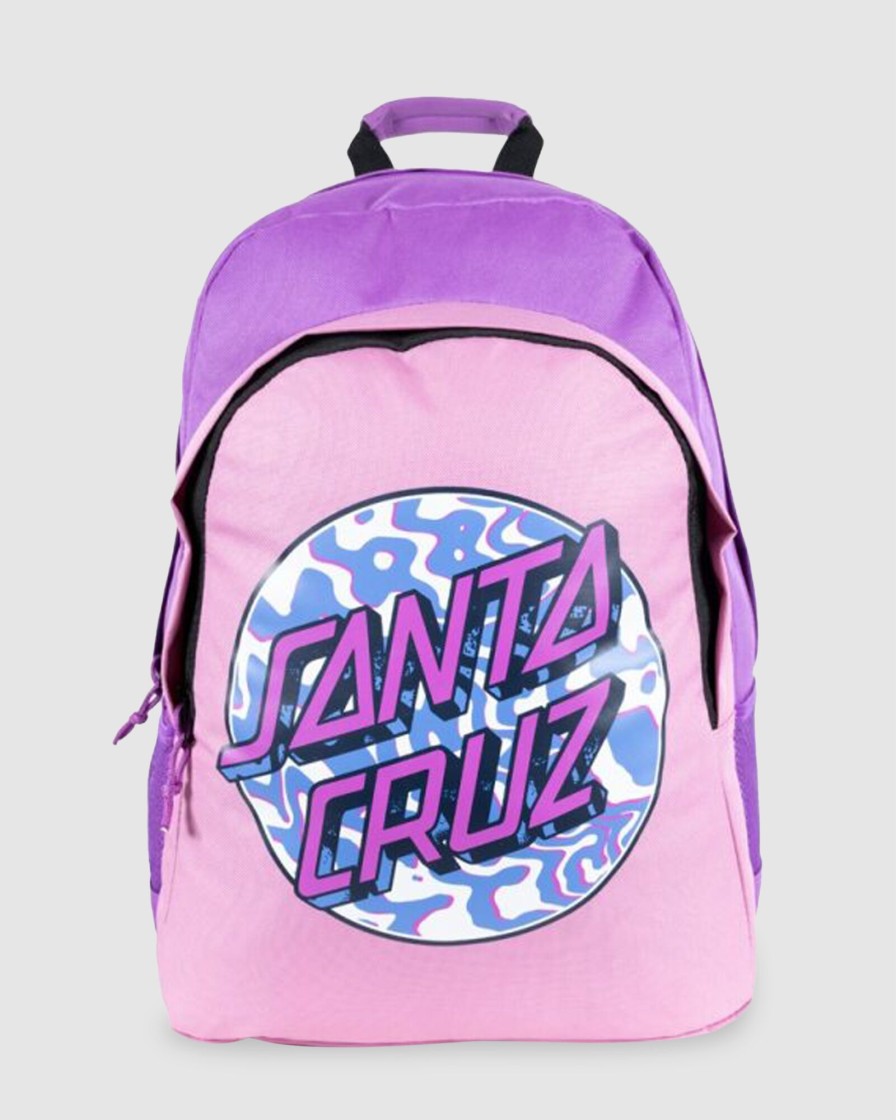 Youth SANTA CRUZ Accessories | Zebra Marble Dot Backpack Prp