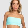 Women ROXY Bikini Tops | Womens Aruba Bandeau Bikini Top