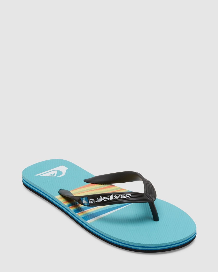 Men QUIKSILVER Thongs | Mens Molokai Airbrushed Flip-Flops