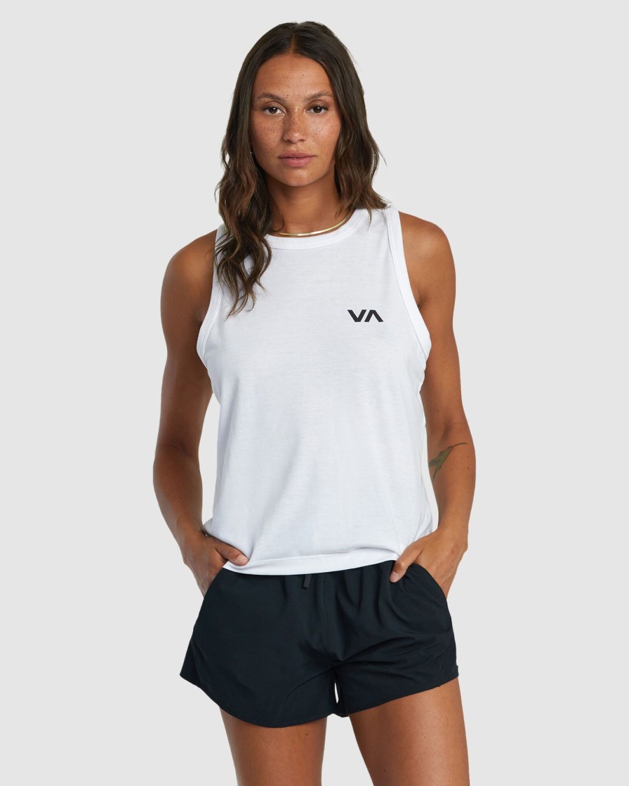 Women RVCA Tops | Va Muscle Workout Tank Top