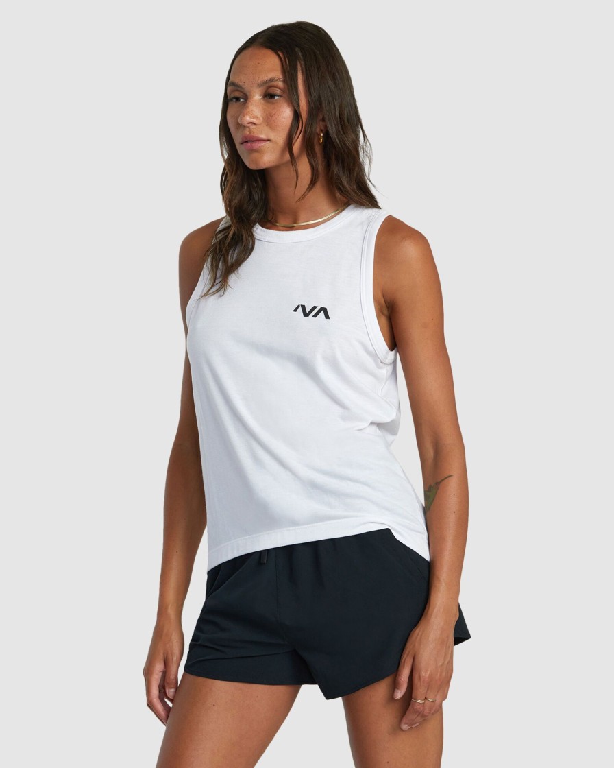 Women RVCA Tops | Va Muscle Workout Tank Top