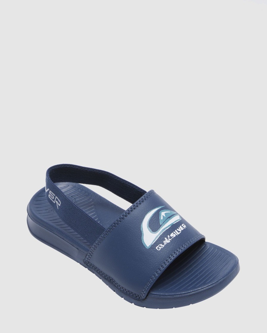 Youth QUIKSILVER Footwear | Boys 8-16 Bright Coast Strap Sliders For Boys