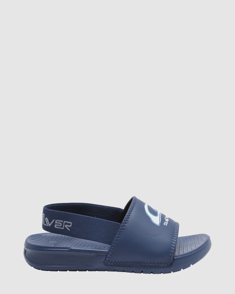 Youth QUIKSILVER Footwear | Boys 8-16 Bright Coast Strap Sliders For Boys