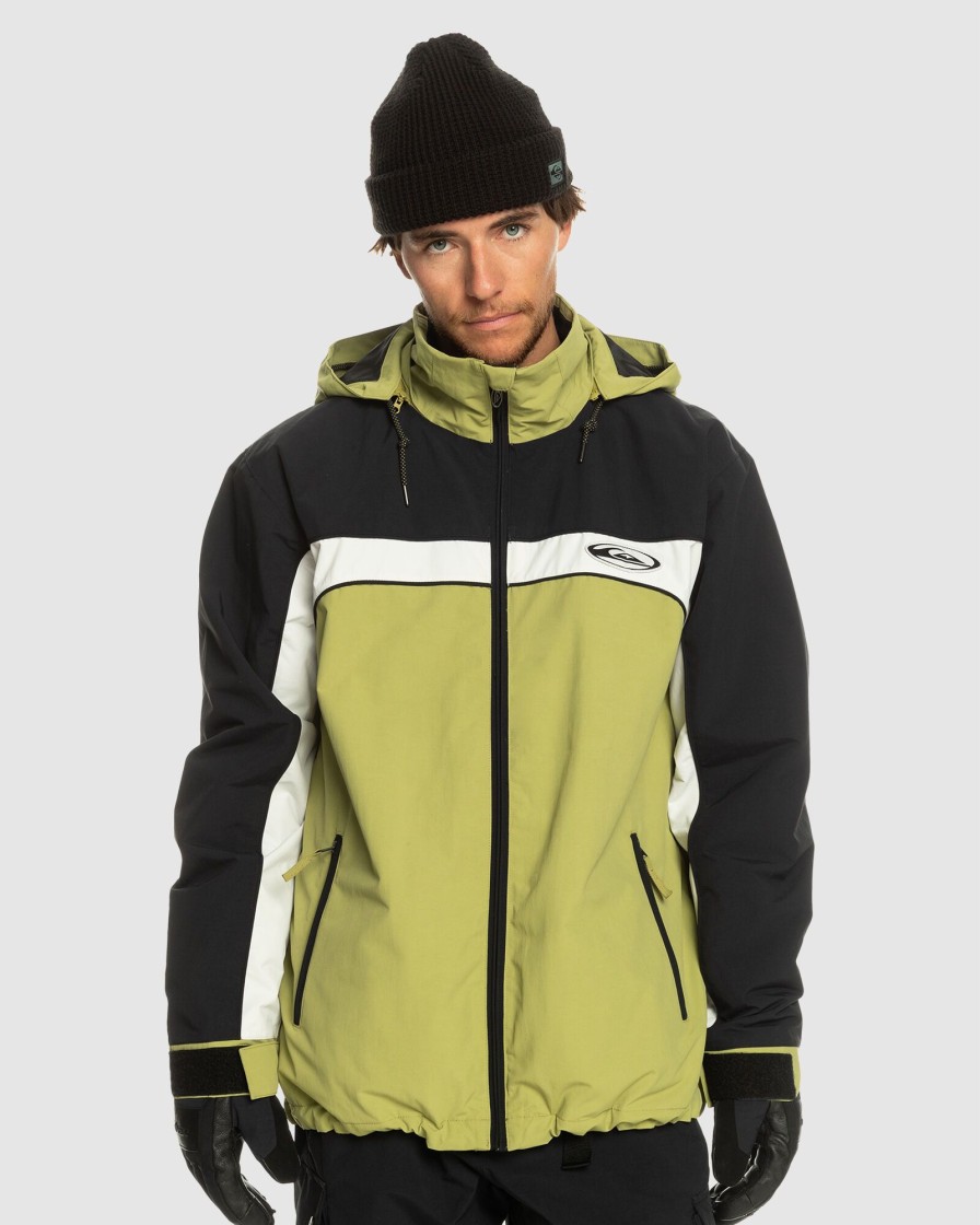 Men QUIKSILVER Jackets | Mens Live Wire Technical Snow Jacket