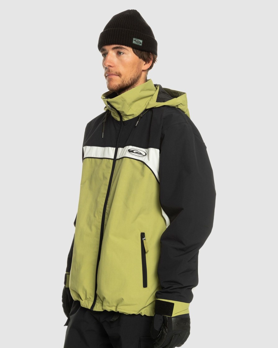 Men QUIKSILVER Jackets | Mens Live Wire Technical Snow Jacket