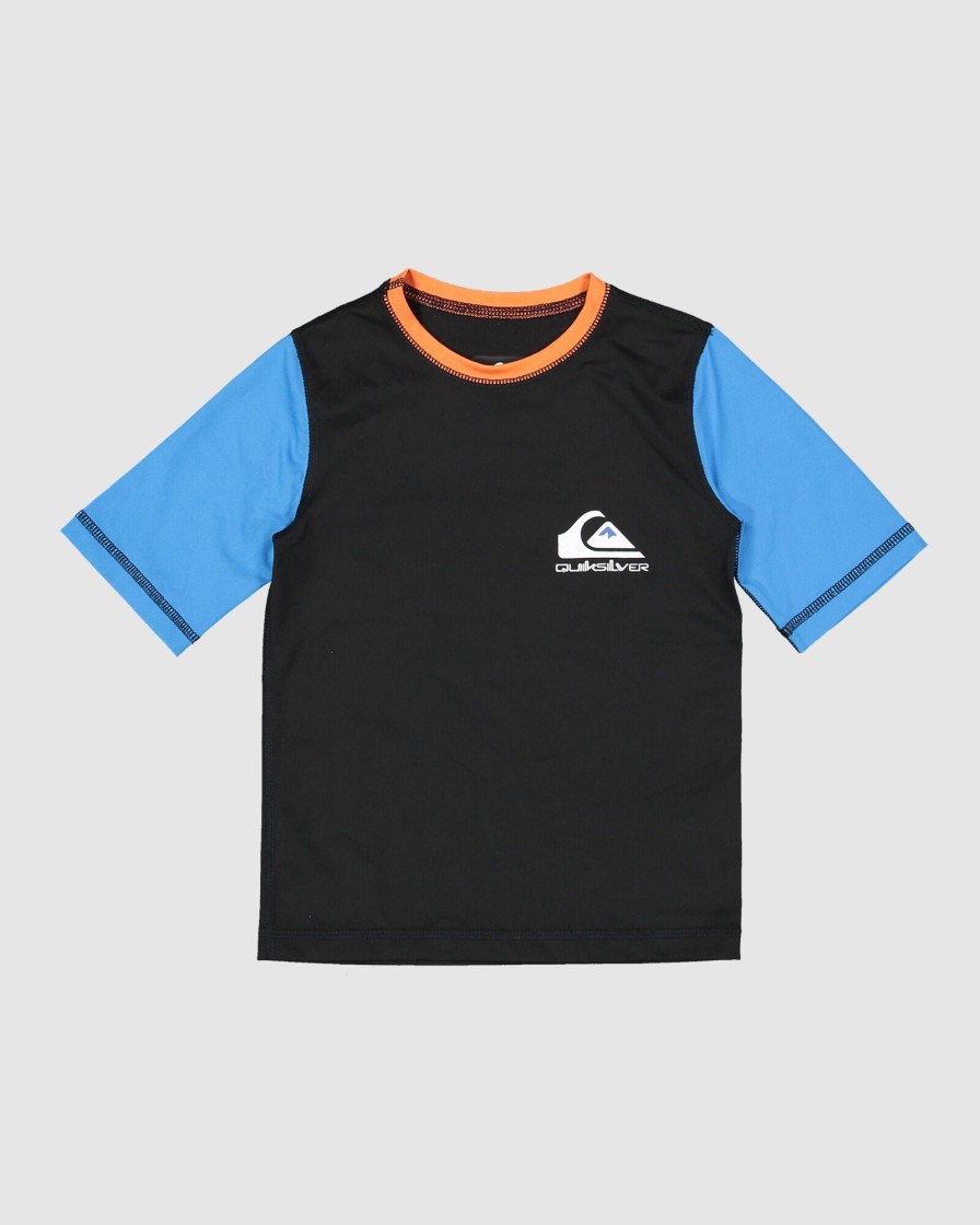 Youth QUIKSILVER Clothing | Boys 2-7 Heats Omni Short Sleeve Rash Vwst