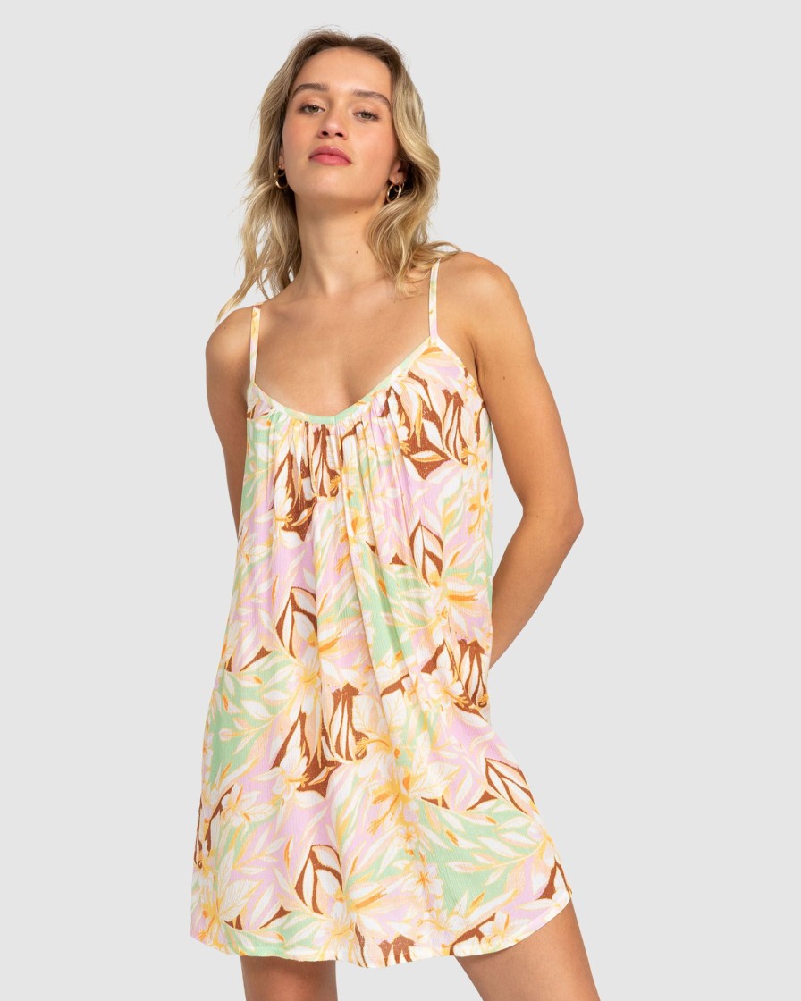 Women ROXY Overswim | Womens Summer Adventures Beach Mini Dress