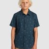 Youth QUIKSILVER Clothing | Boys 8-16 Heat Wave Short Sleeve Shirt