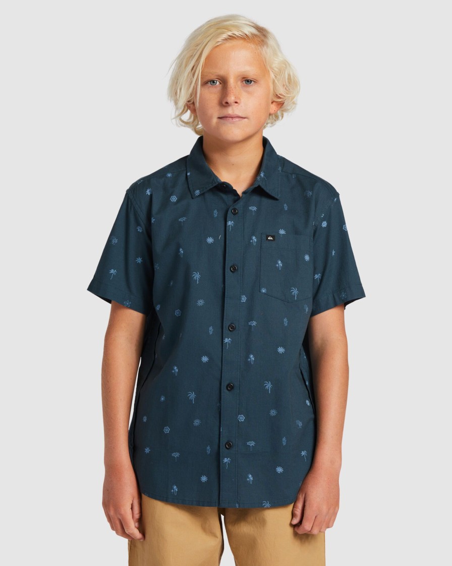 Youth QUIKSILVER Clothing | Boys 8-16 Heat Wave Short Sleeve Shirt