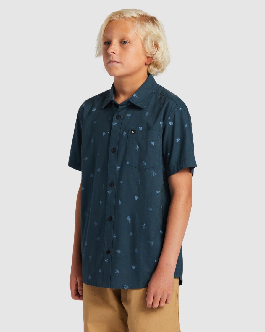 Youth QUIKSILVER Clothing | Boys 8-16 Heat Wave Short Sleeve Shirt