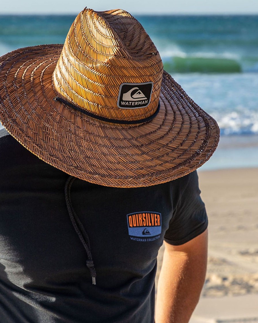 Women QUIKSILVER Headwear | Mens Waterman The Tier Straw Lifeguard Hat