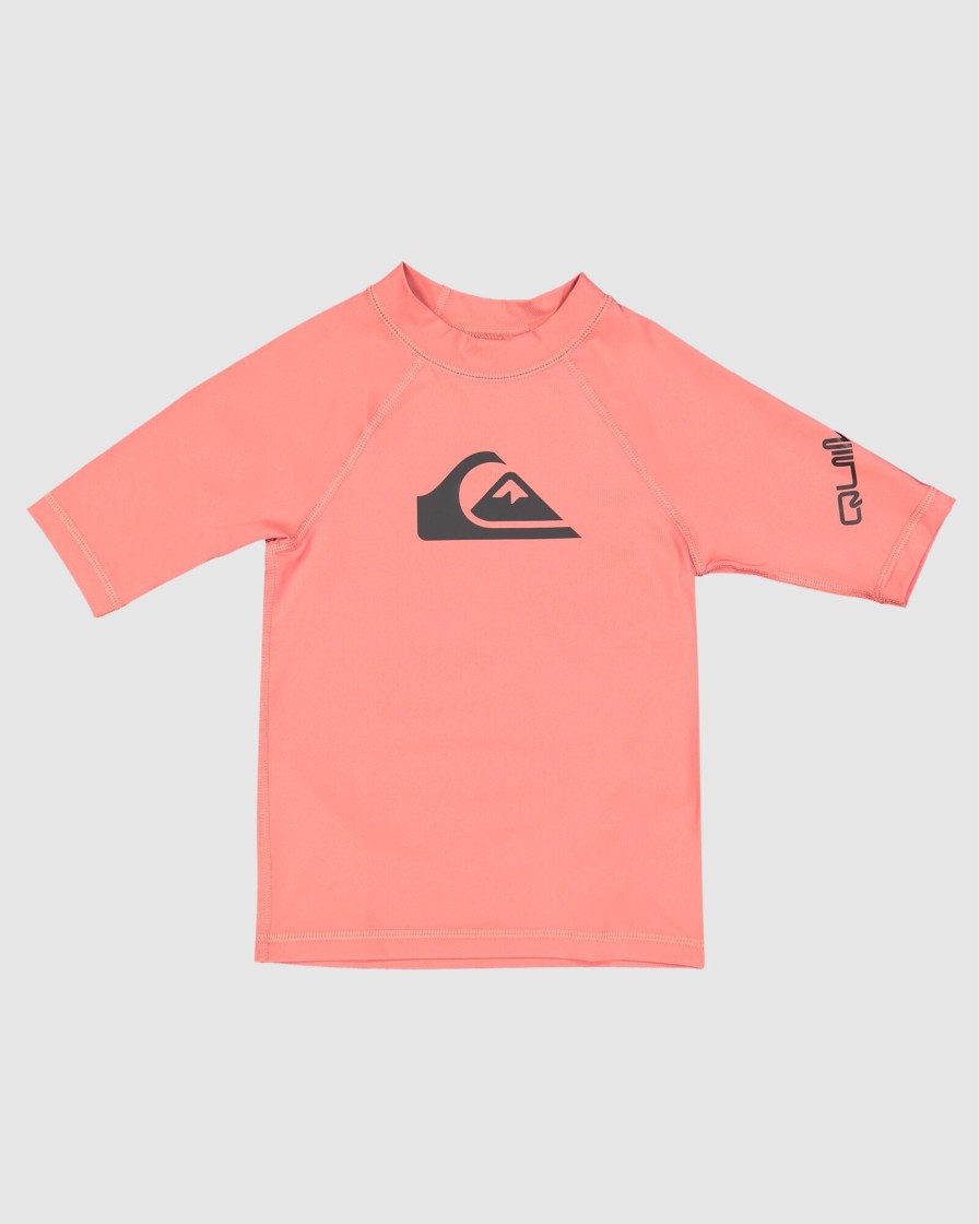 Youth QUIKSILVER Clothing | Boys 2-7 All Time Short Sleeve Rash Vest