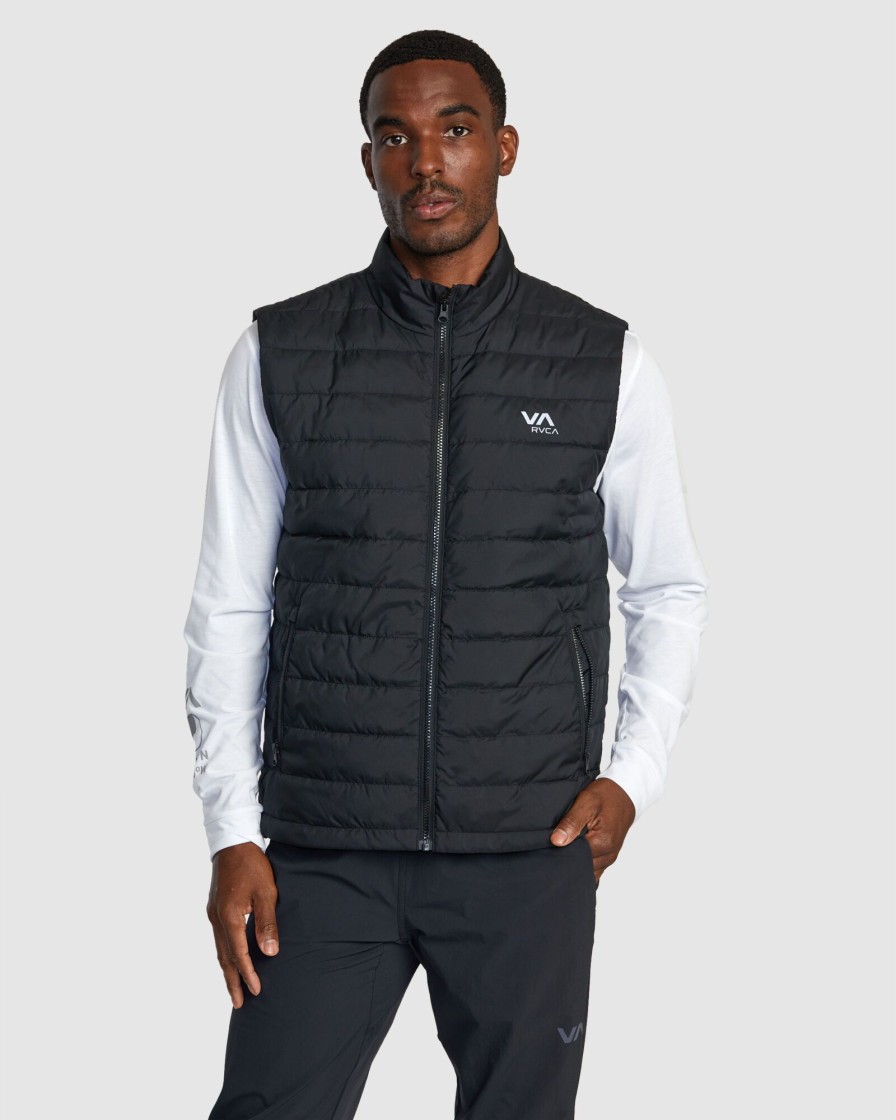 Men RVCA Jackets | Packable Puffa Puffer Vest