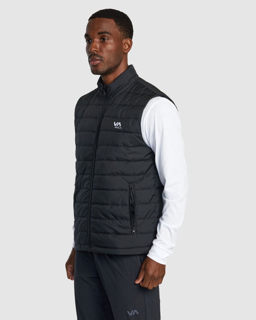 Men RVCA Jackets | Packable Puffa Puffer Vest