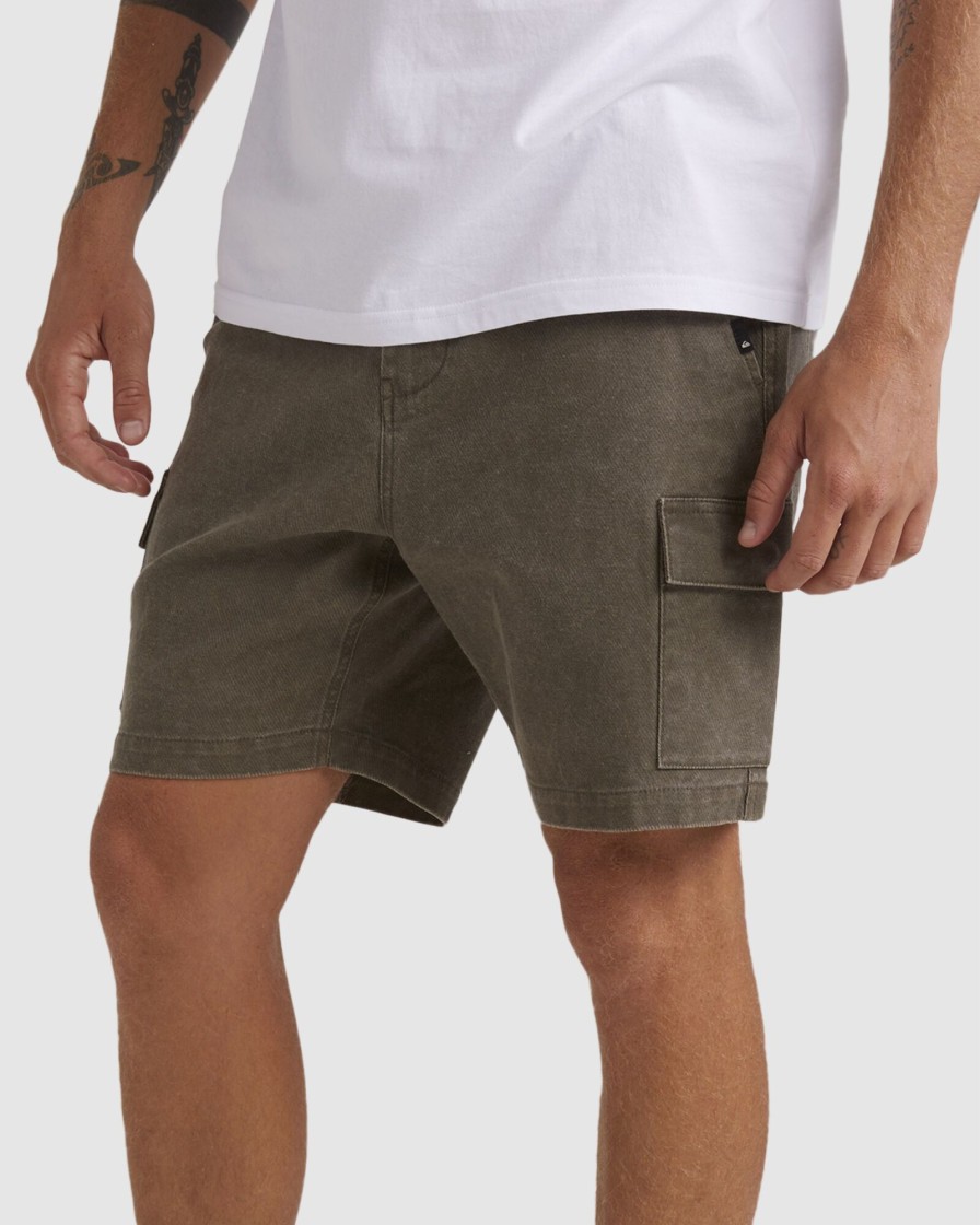 Men QUIKSILVER Shorts | Mens Crowded Cargo Shorts