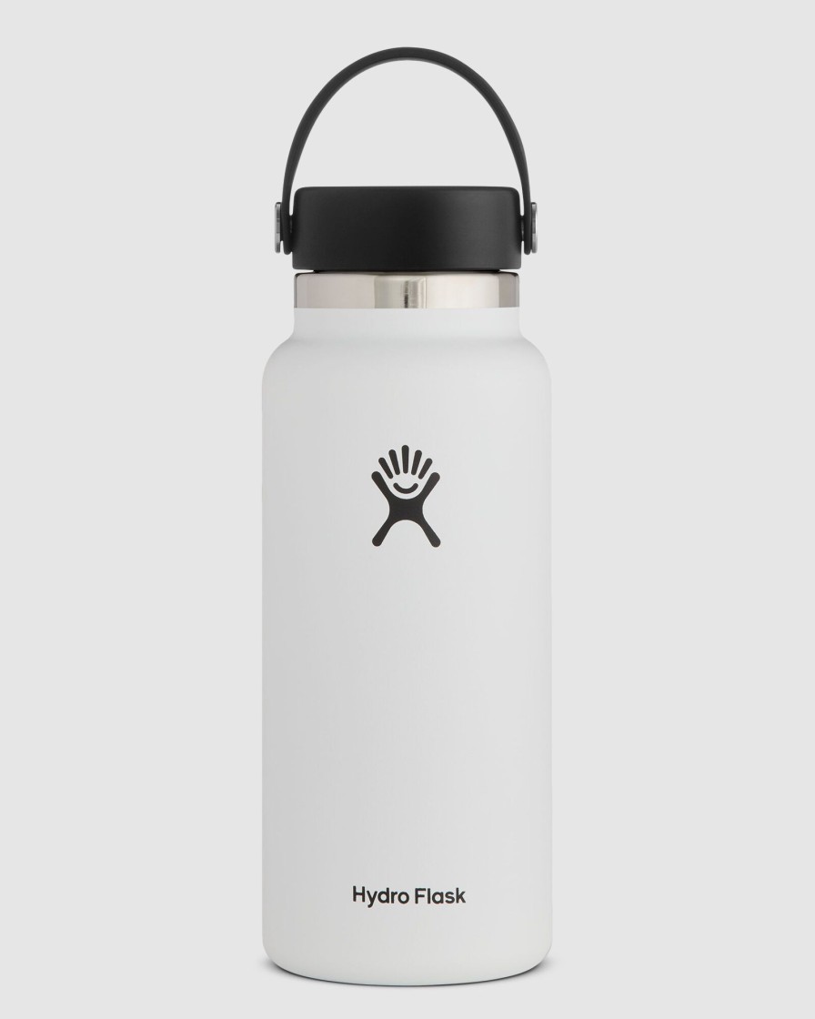 Men HYDROFLASK General | 32 Oz Wide Mouth White